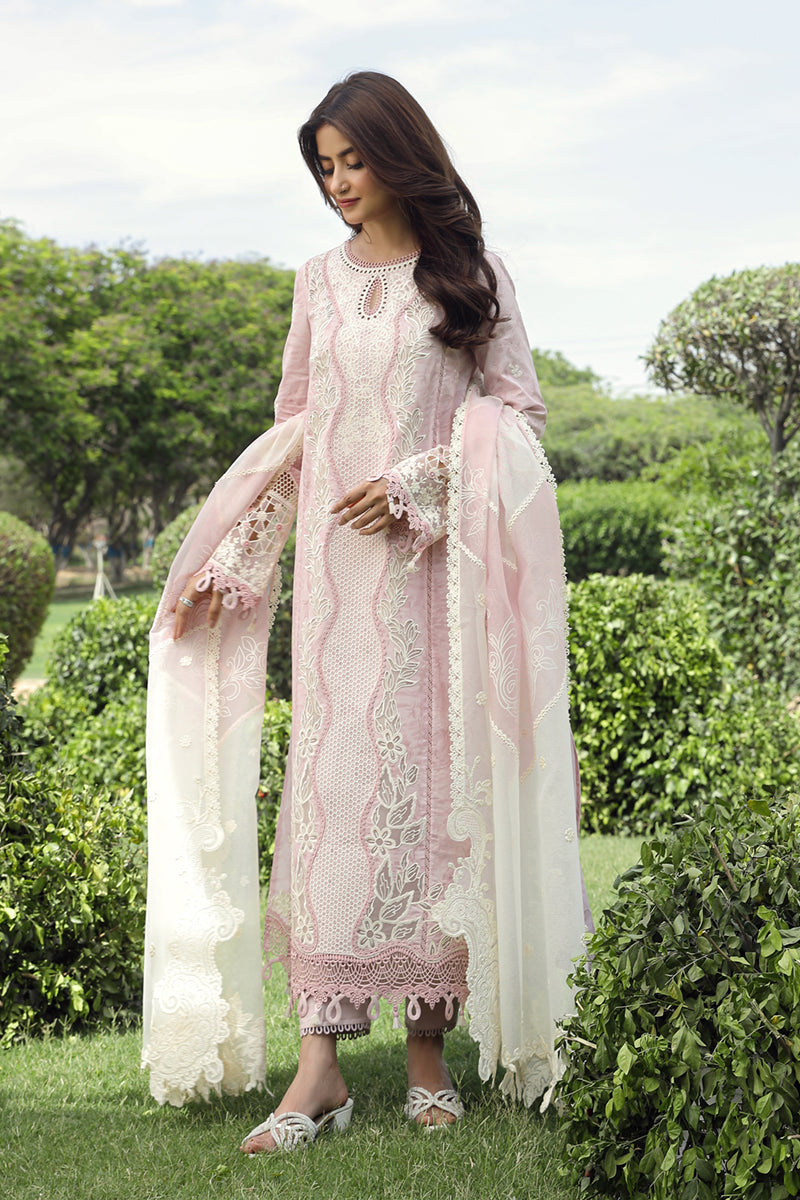 Qalamkar | Festive Lawn 2024 | PS-09 FARVA - Official Qalamkar stockist in UK - Sakeena London