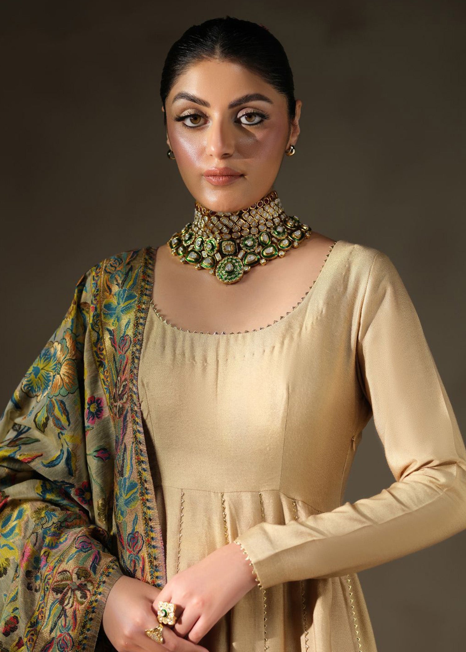 Mahum Asad | Khaani Formals | Chambeli Shawl - Official Mahum Asad stockist in UK - Sakeena London