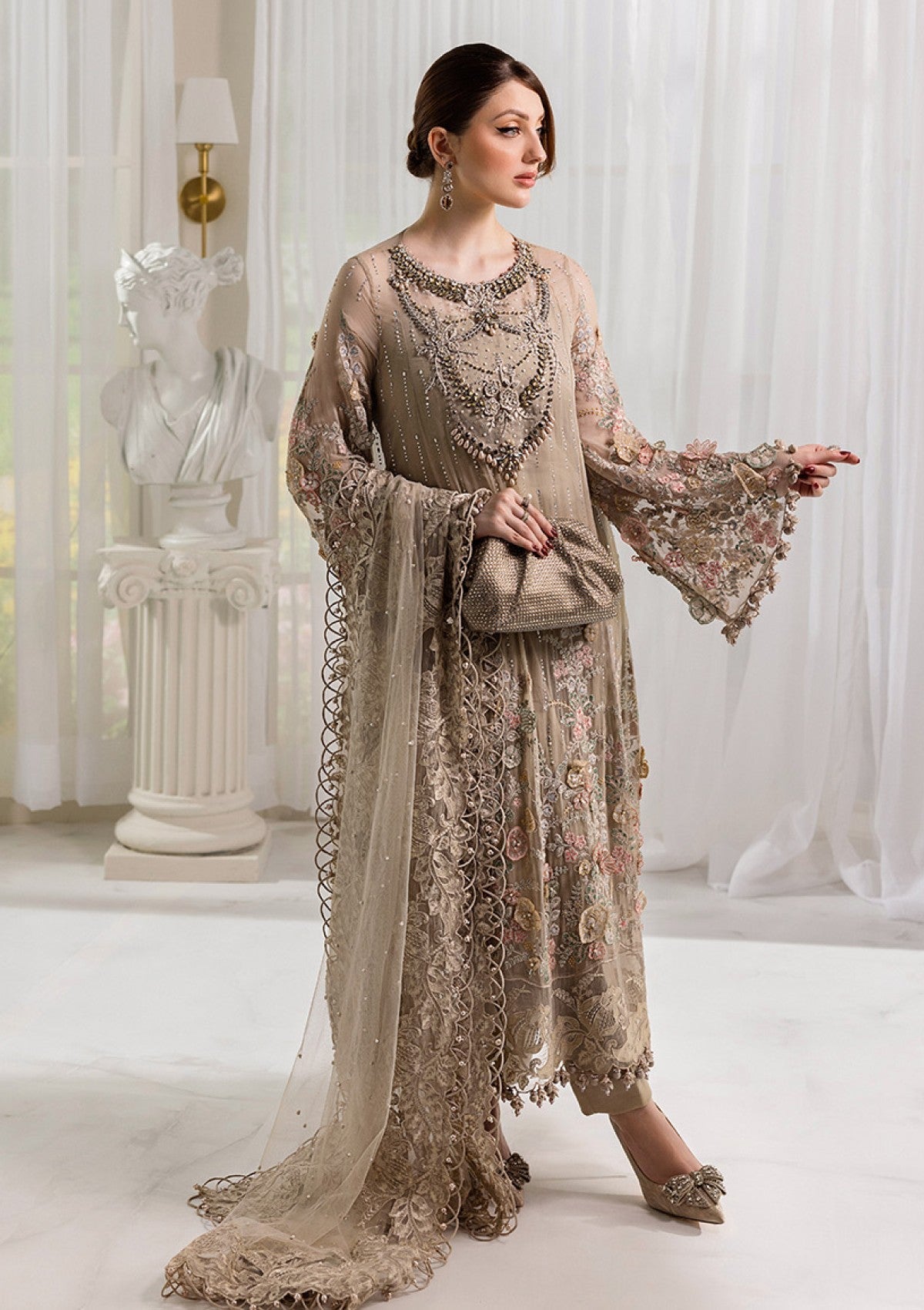 Formals - Maria B - Chiffons - Unstitched 25 - MPC#107