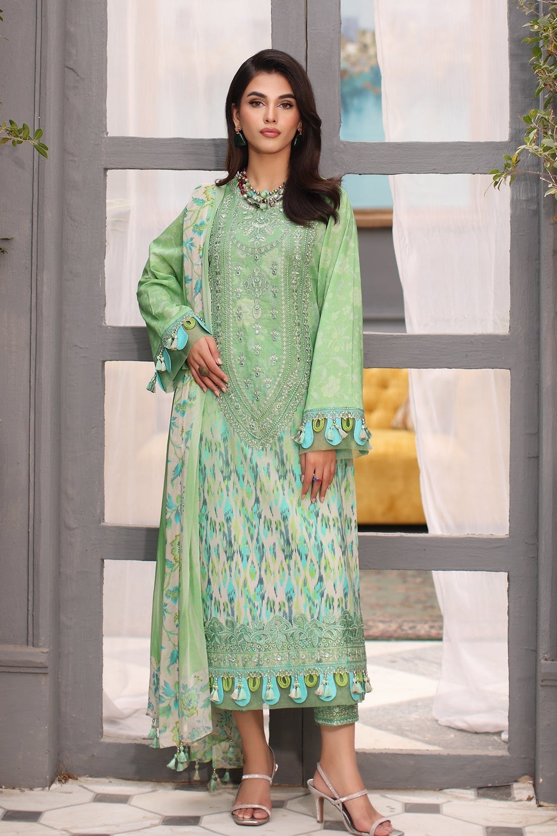 Charizma | Lawn Collection 24 | CCS4-01 - Official Charizma stockist in UK - Sakeena London