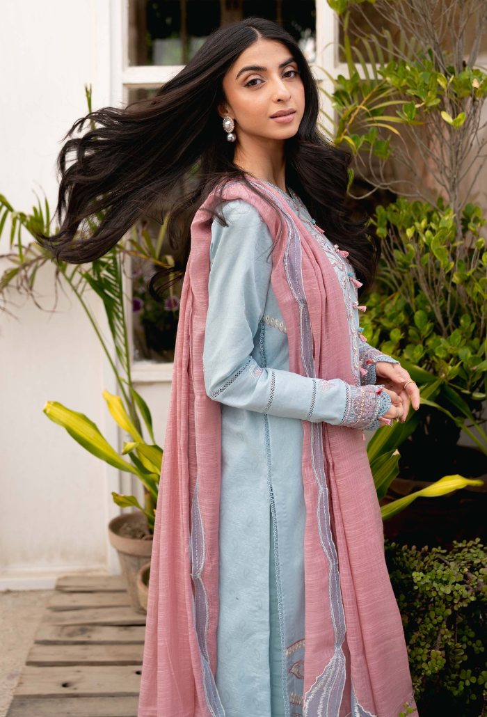 Humdum | Mirha Lawn 25 | Mirha - D07 - Official Humdum stockist in UK - Sakeena London