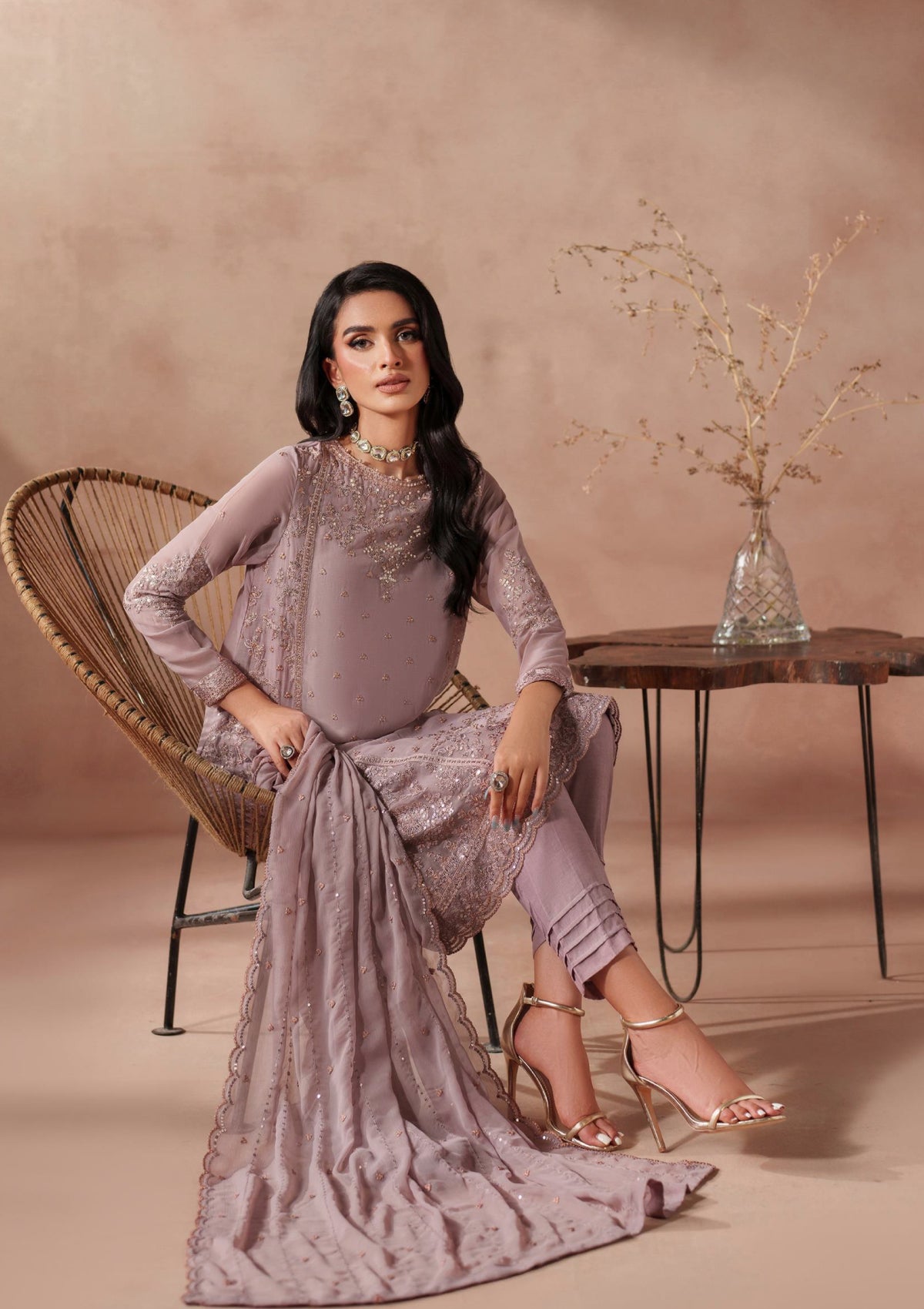 Formals - Zarif - Mahrosh - Unstitched 25 - MUF#04 - Saheer