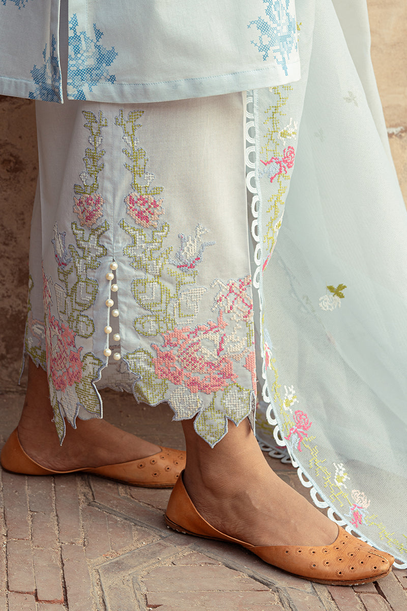 Cross Stitch | Premium Lawn 24 | DAWN MIST - Official Cross Stitch stockist in UK - Sakeena London