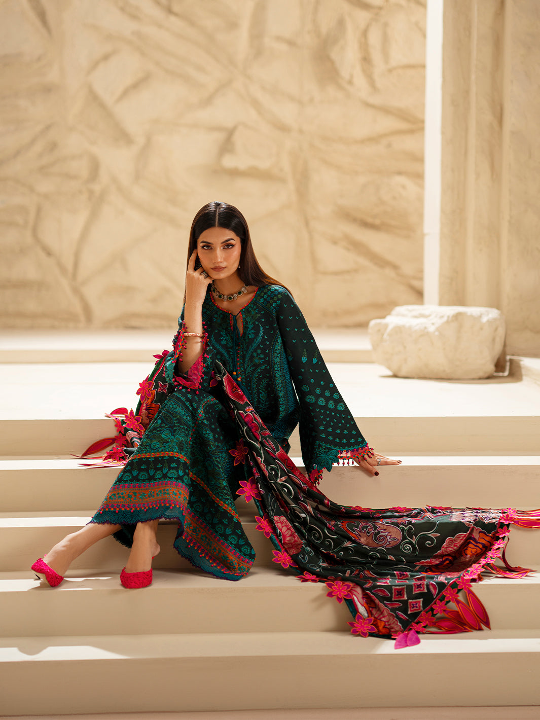 Bin Ilyas | Saqqara Winter 25 | 166 - B - Official Bin Ilyas stockist in UK - Sakeena London