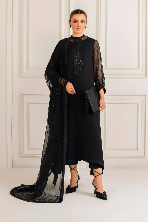 Baroque | Luxury Pret 25 | EMBROIDERED CHIFFON PR-1134 - Official Baroque stockist in UK - Sakeena London