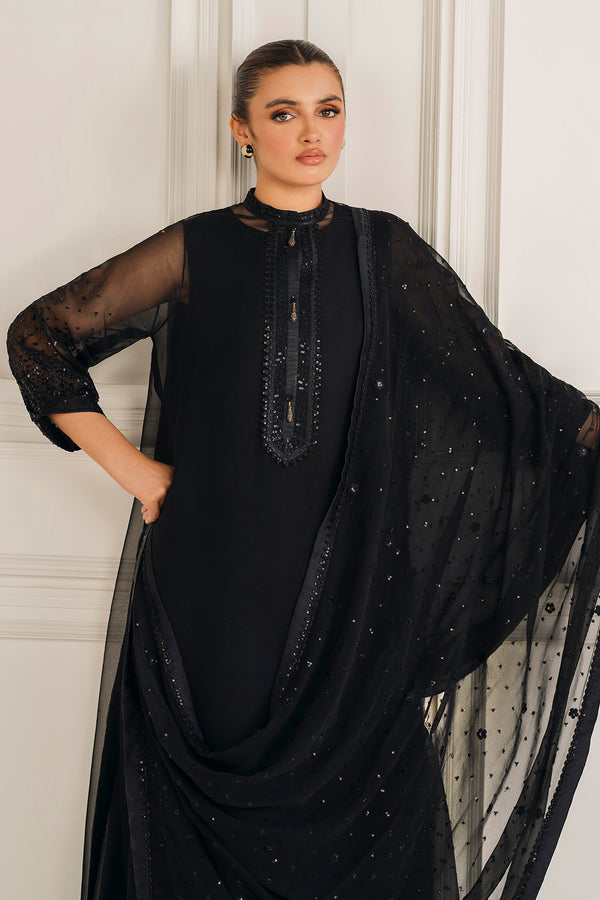 Baroque | Luxury Pret 25 | EMBROIDERED CHIFFON PR-1134 - Official Baroque stockist in UK - Sakeena London