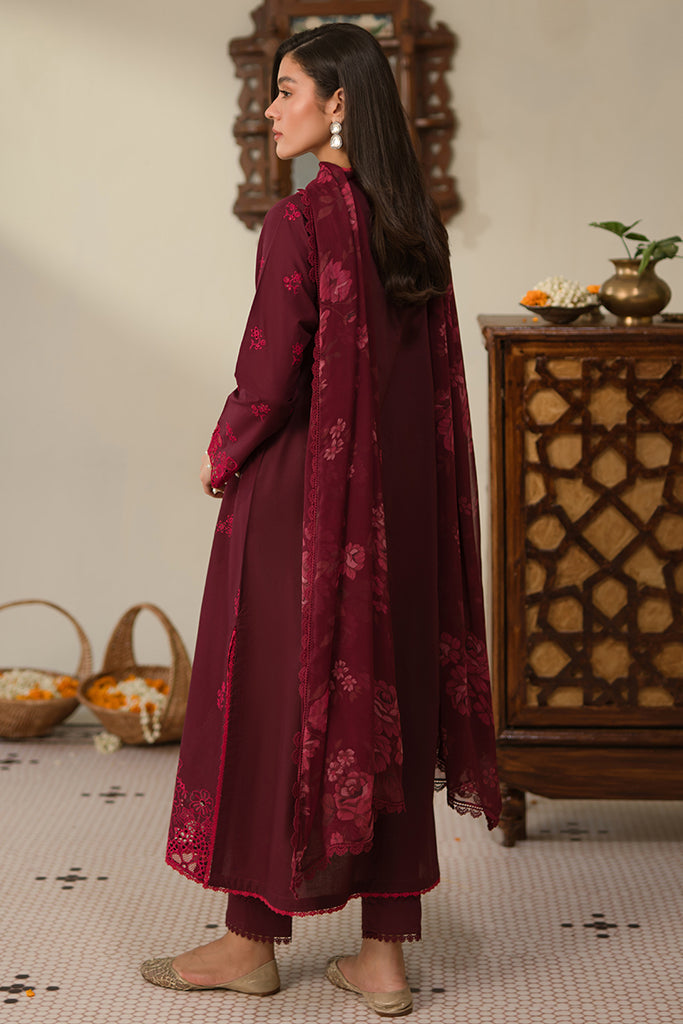 Cross Stitch | Chikankari Lawn 24 | RUBY ROSE - Official Cross Stitch stockist in UK - Sakeena London