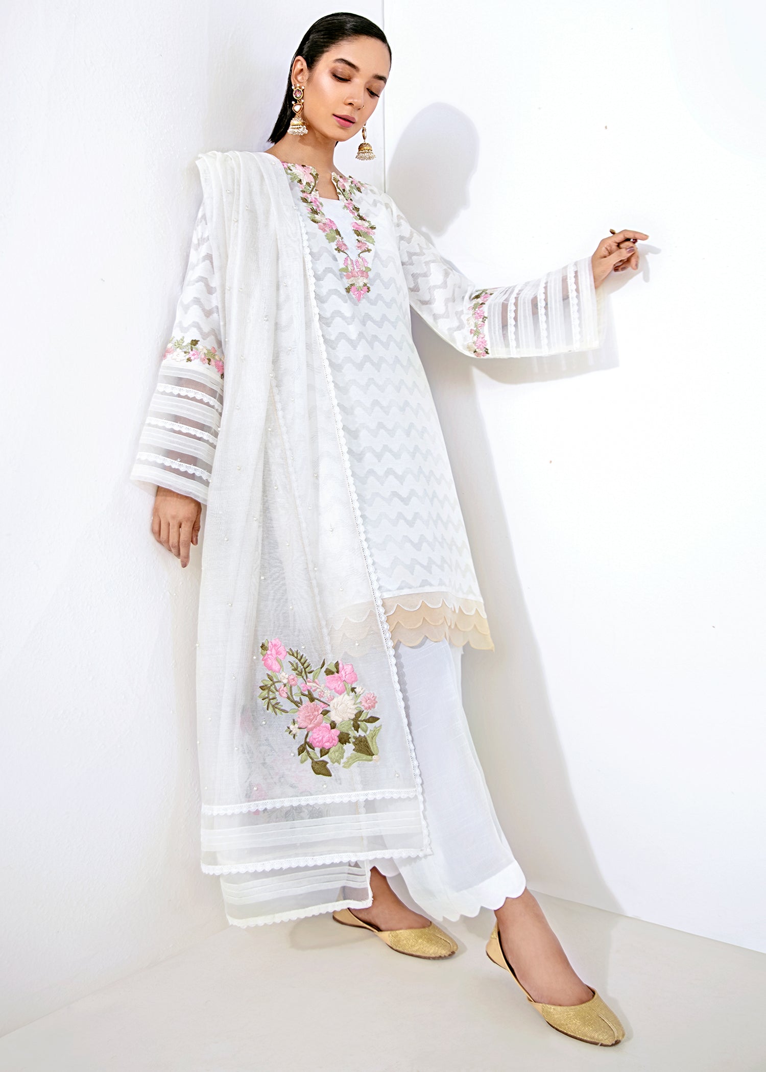 Saira Shakira | Luxury Pret | Snowdrop - Official Saira Shakira stockist in UK - Sakeena London