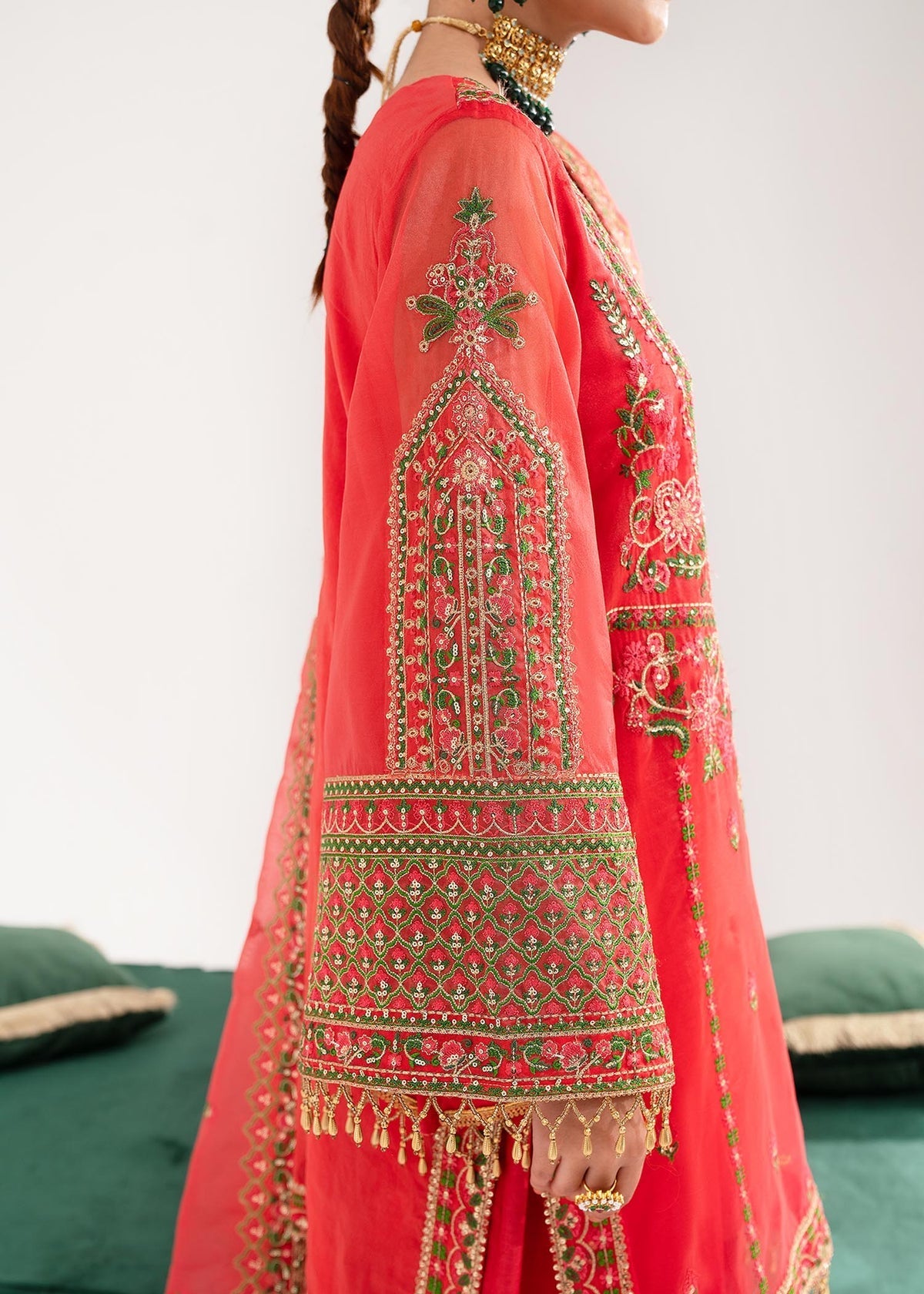 Dastoor | Sajni Luxury Eid Collection 24 | Khudeeja - Official Dastoor stockist in UK - Sakeena London