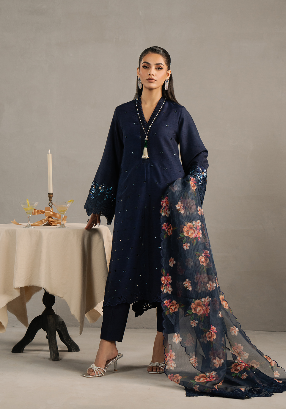 Zarqash | Silk Edit | ZQS 001 AMAYA - Official Zarqash stockist in UK - Sakeena London