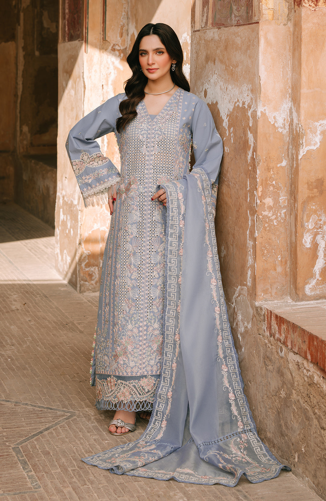 Fiona | Sarang Lawn 25 | Aysel - Official Fiona stockist in UK - Sakeena London