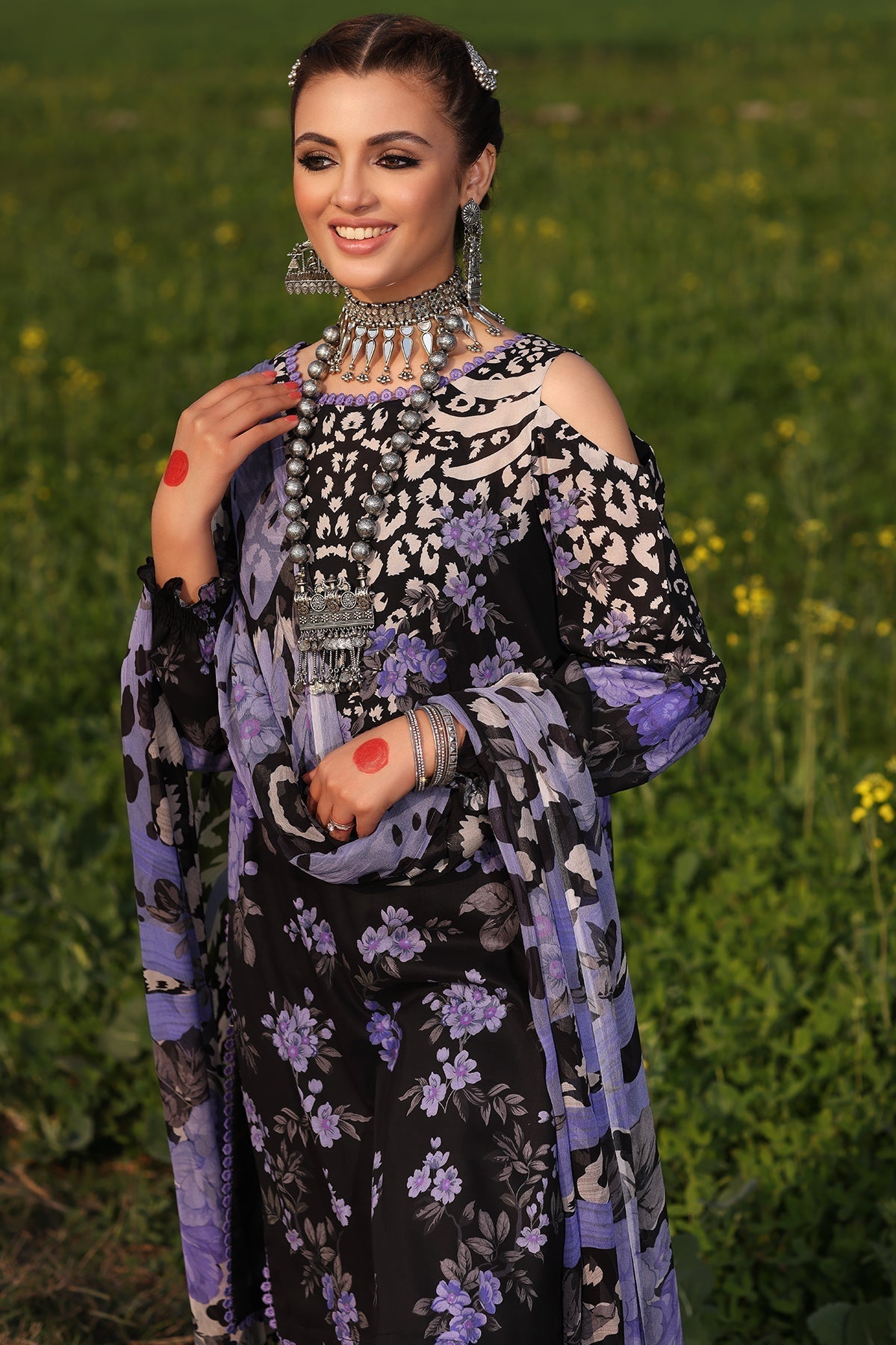 Charizma | Lawn Collection 24 | SP4-08 - Official Charizma stockist in UK - Sakeena London