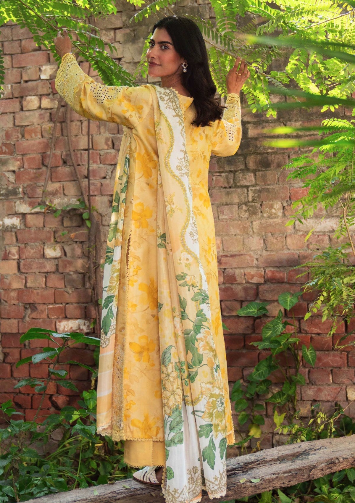 Lawn - Neeshay - Summer Lines - Printkari 25 - BUTTERCUP