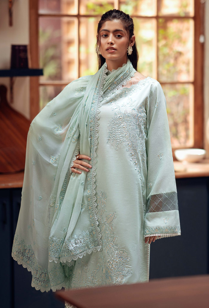 Humdum | Lala Rukh Lawn | Lalarukh - D04 - Official Humdum stockist in UK - Sakeena London