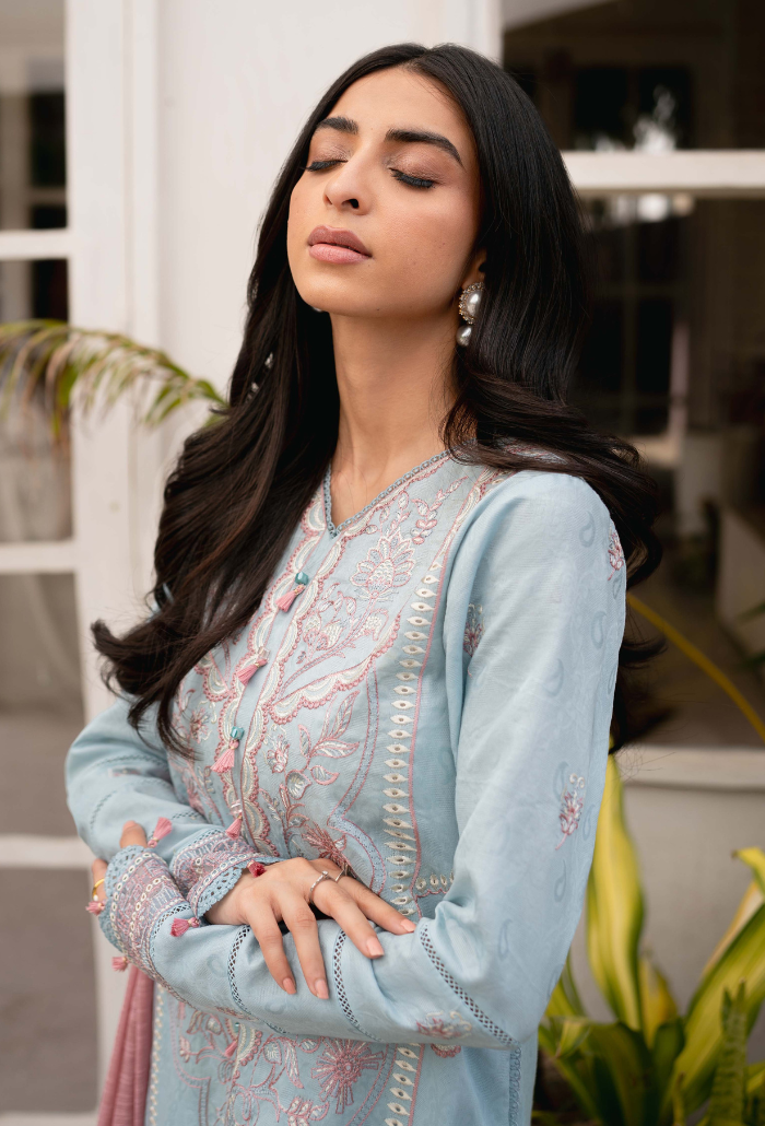 Humdum | Mirha Lawn 25 | Mirha - D07 - Official Humdum stockist in UK - Sakeena London