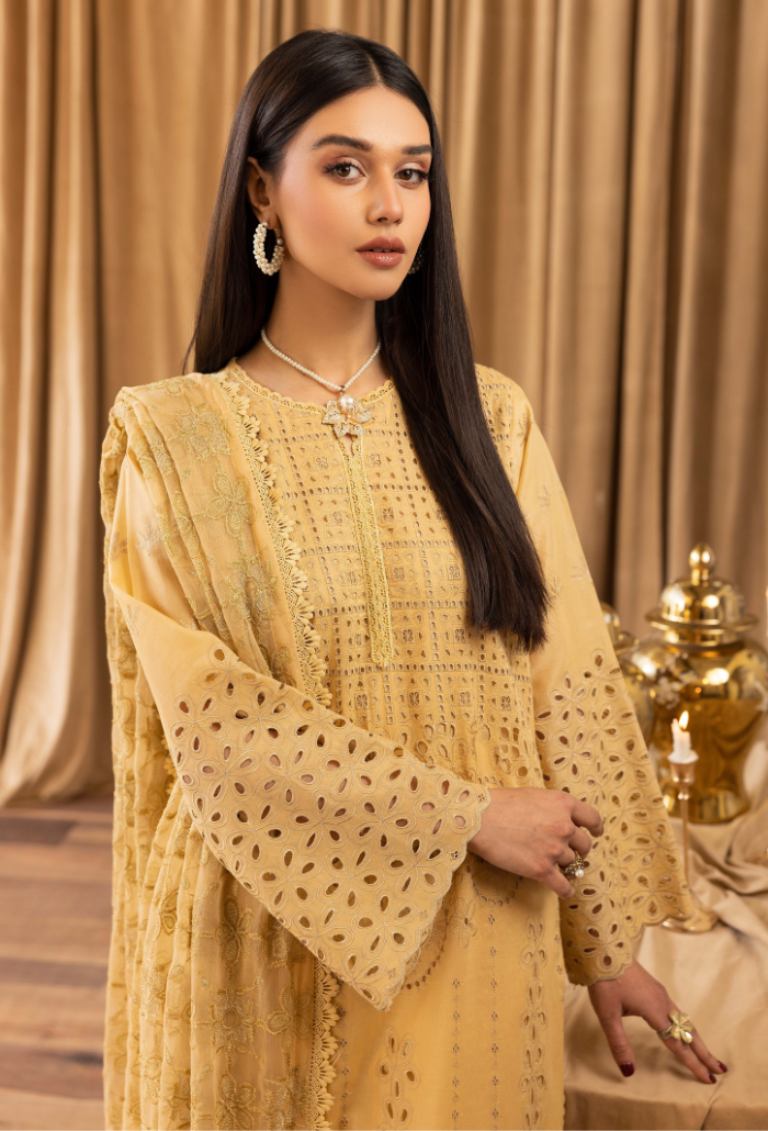 Humdum | Elegant Chikankari 25 | D02 - Official Humdum stockist in UK - Sakeena London