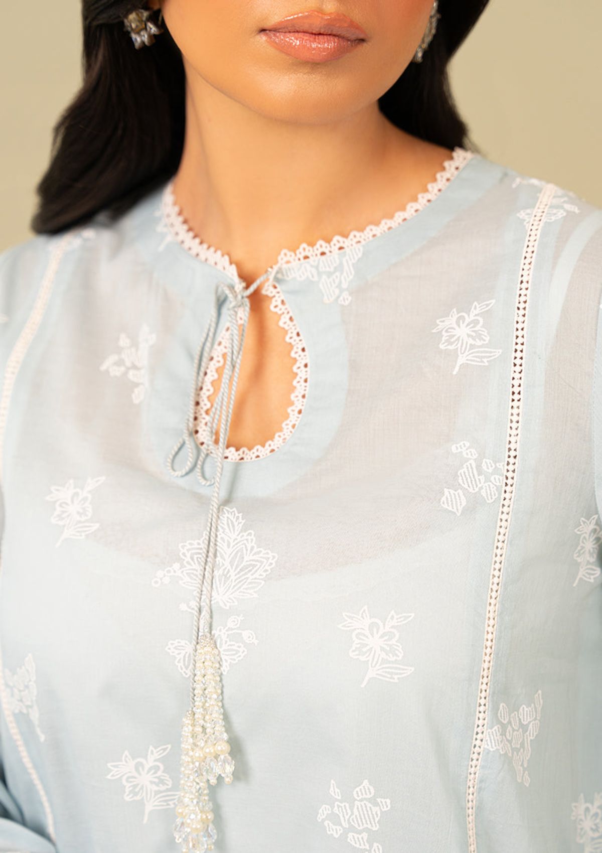 Lawn Collection - Cross Stitch - Daily - 2 Piece - CSD24#08 - STERLING BLUE