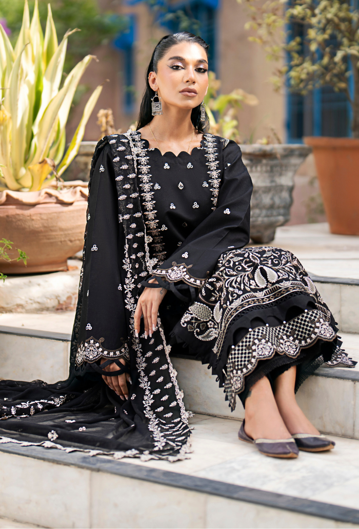 Humdum | Selin Lawn 25 | Selin - D05 - Official Humdum stockist in UK - Sakeena London