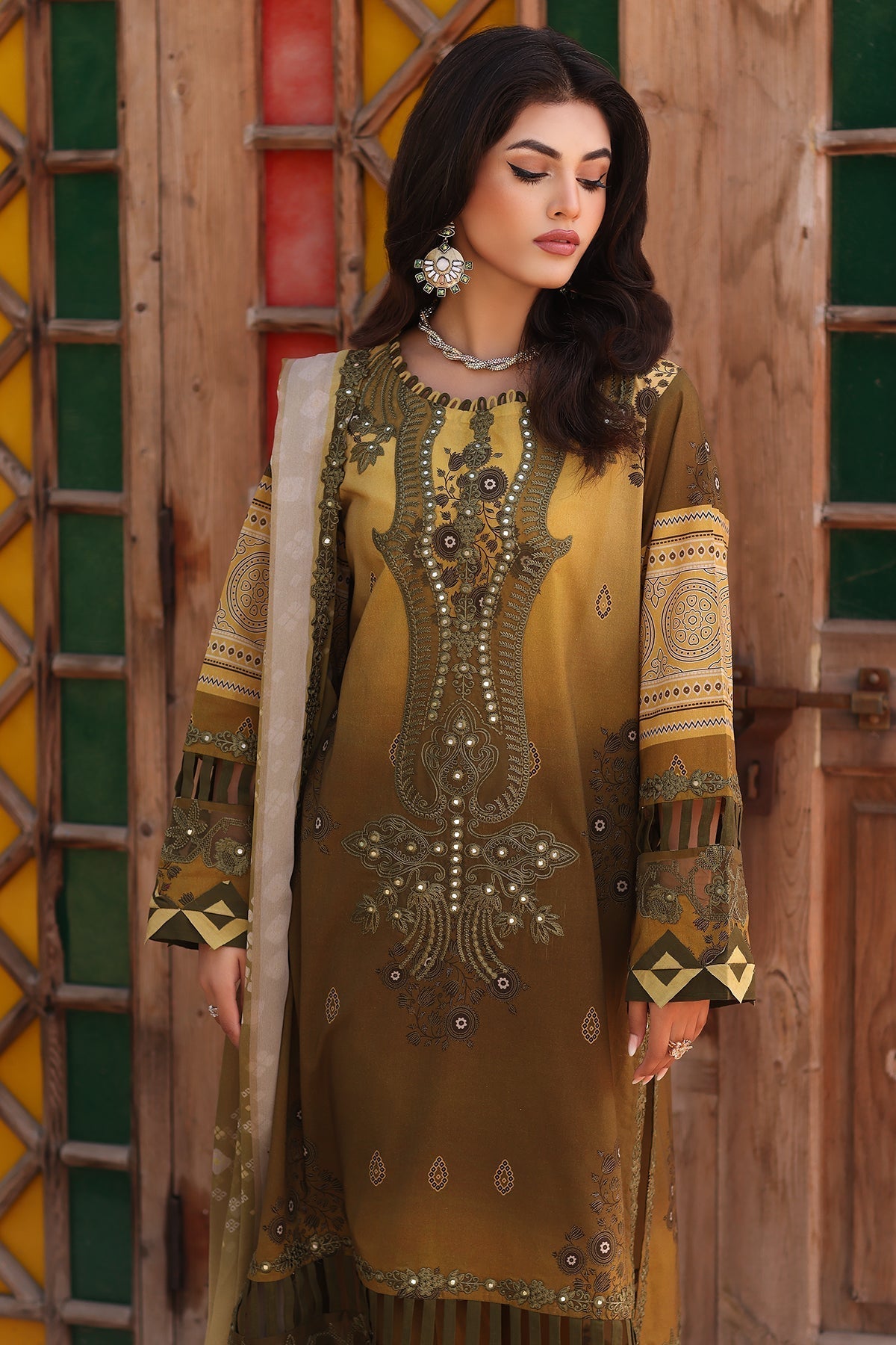 Charizma | Lawn Collection 24 | AG4-02 - Official Charizma stockist in UK - Sakeena London