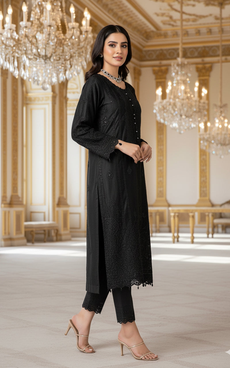 Threads and Motifs | Formal Dresses 25 | Embroidered Shirt With Trouser - Official Threads and Motifs stockist in UK - Sakeena London