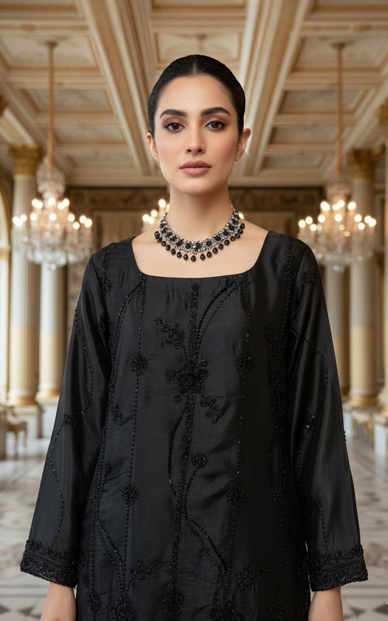 Threads and Motifs | Formal Dresses 25 | Embroidered Shirt With Trouser - Official Threads and Motifs stockist in UK - Sakeena London