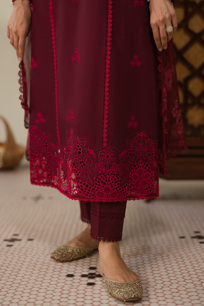 Cross Stitch | Chikankari Lawn 24 | RUBY ROSE - Official Cross Stitch stockist in UK - Sakeena London