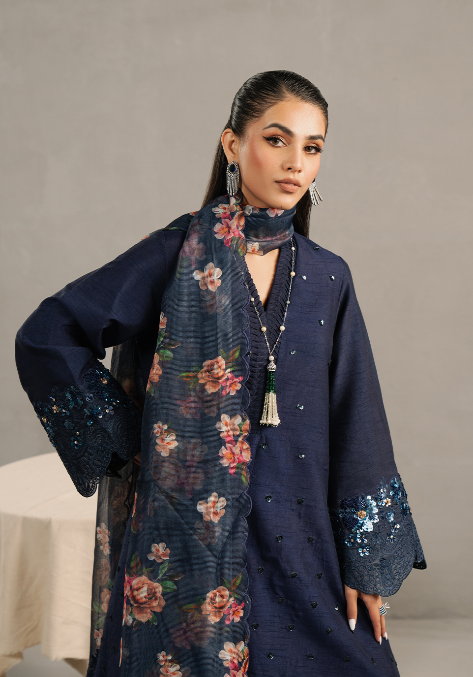 Zarqash | Silk Edit | ZQS 001 AMAYA - Official Zarqash stockist in UK - Sakeena London