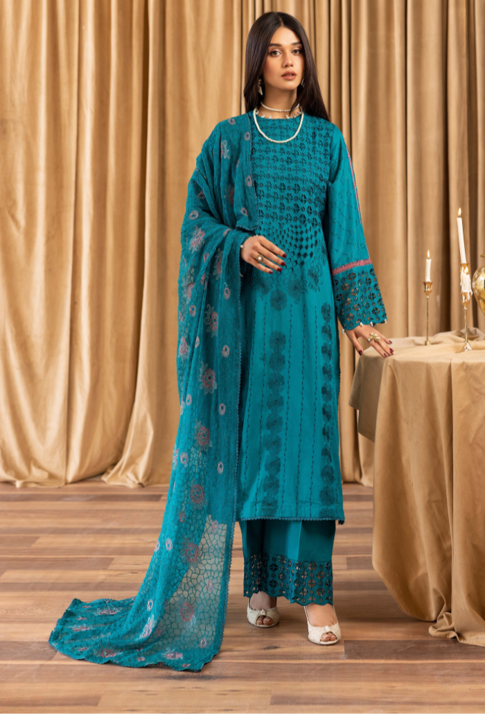 Humdum | Elegant Chikankari 25 | D04 - Official Humdum stockist in UK - Sakeena London