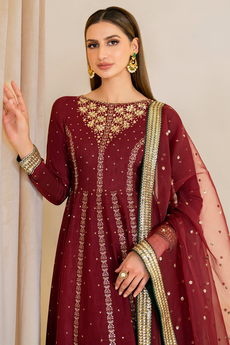 Jazmin | Formals Collection | Raw Silk UR-7018 - Official Jazmin stockist in UK - Sakeena London