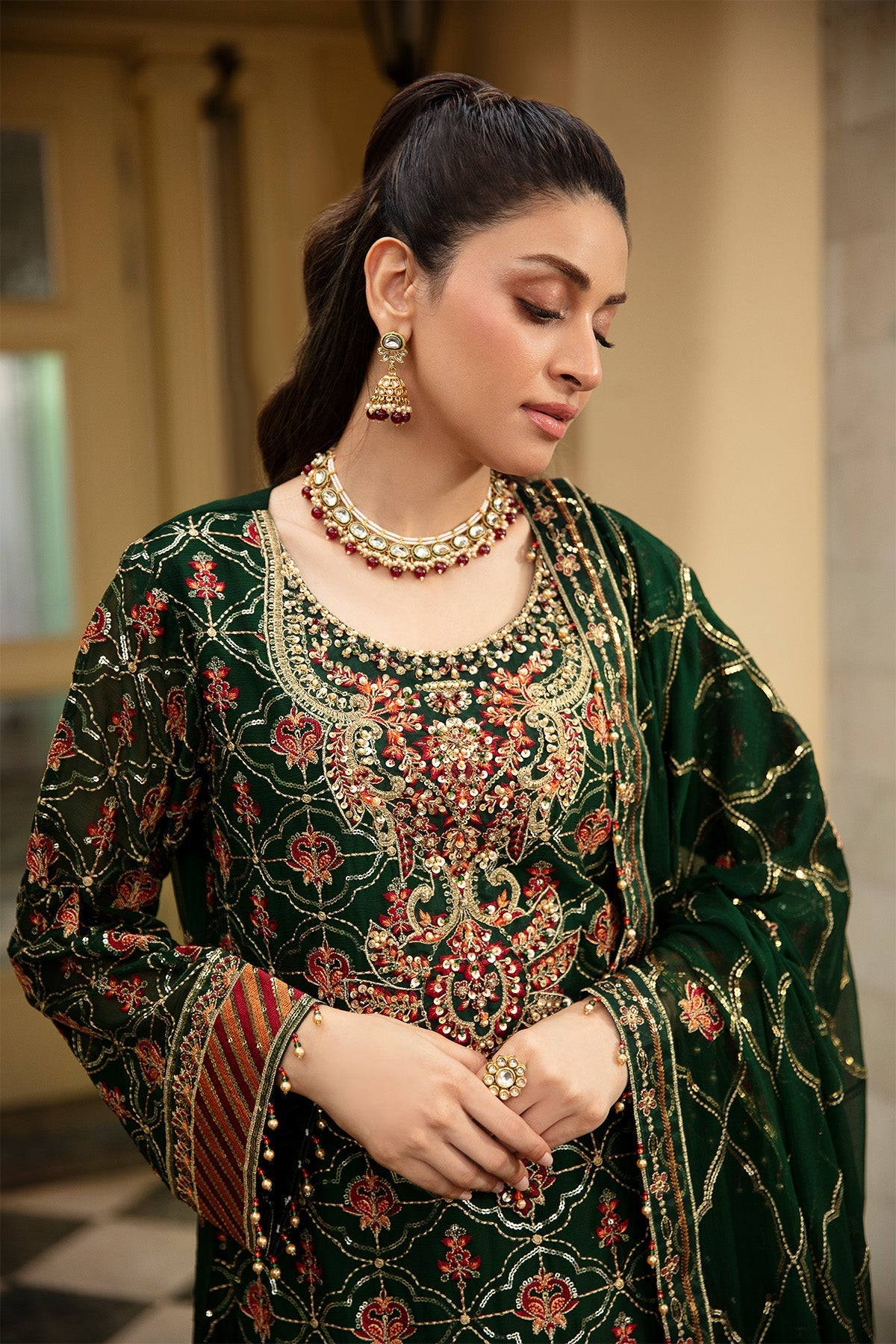 Raeesa Premium | Dehleez Formals | Dl 1038 - Official Raeesa Premium stockist in UK - Sakeena London