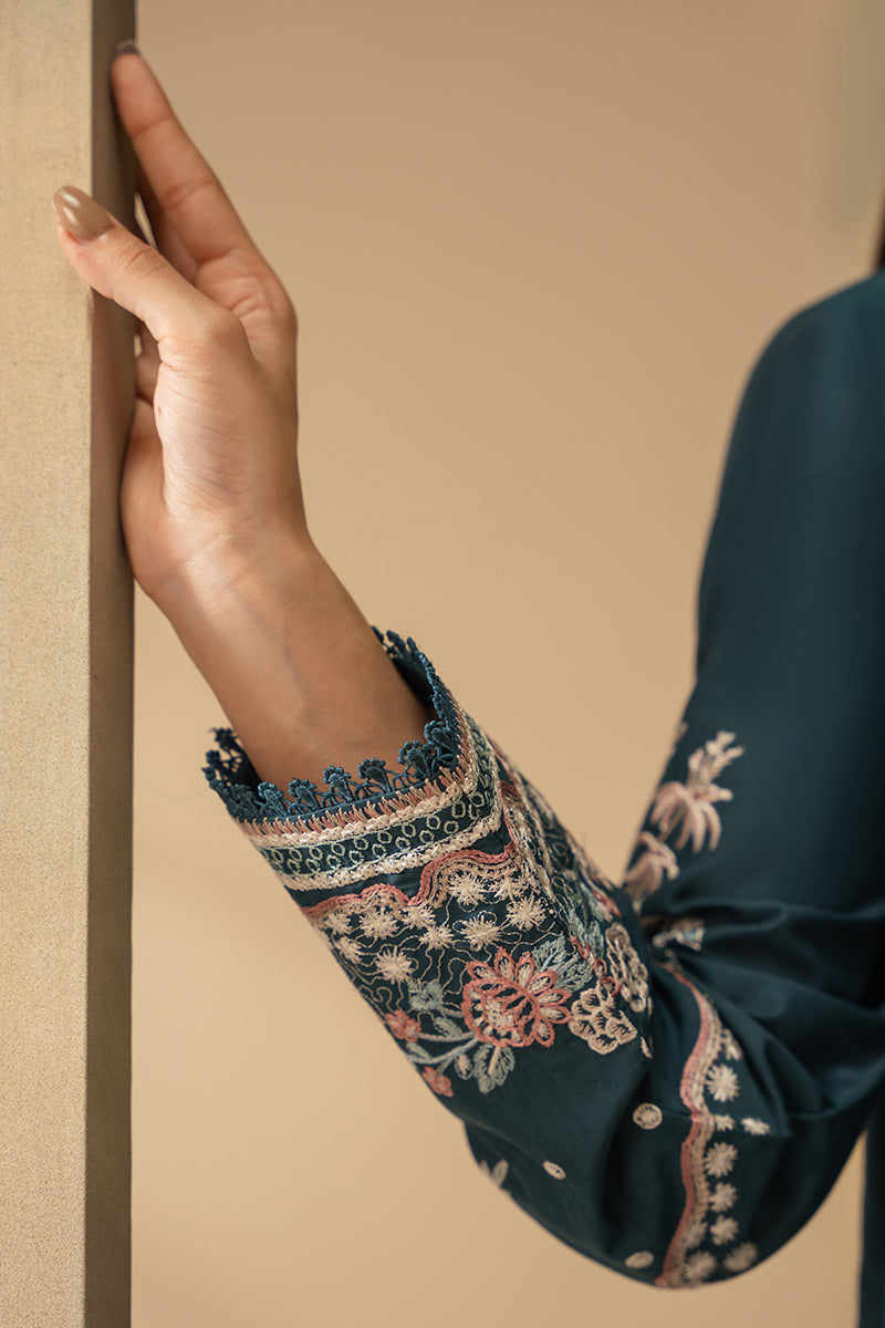 Cross Stitch | Mahiri Embroidered Lawn 24 | MIDNIGHT BLOOM - Official Cross Stitch stockist in UK - Sakeena London