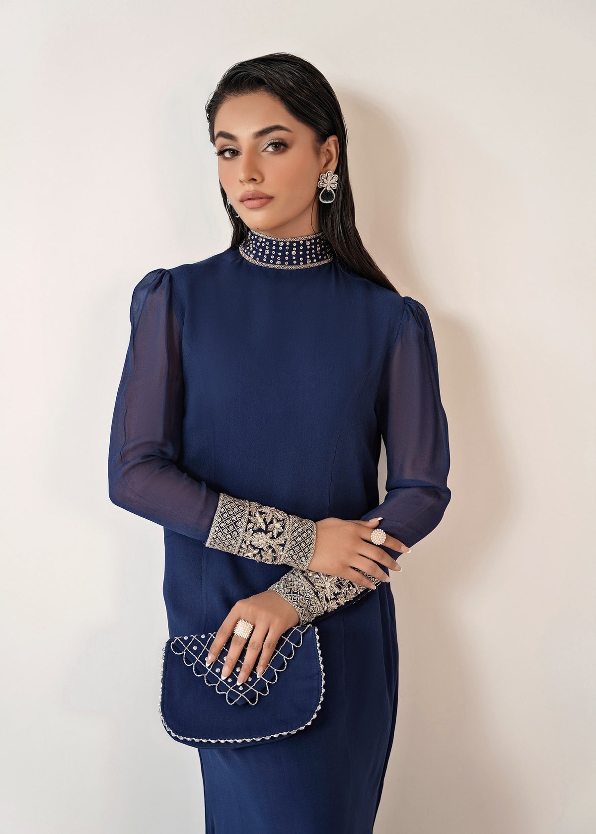 Dastoor | Euphoria Luxury Pret 24 | Azure - Official Dastoor stockist in UK - Sakeena London