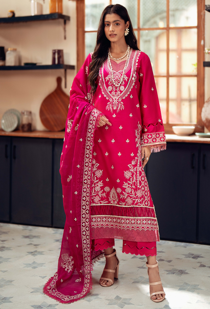 Humdum | Lala Rukh Lawn | Lalarukh - D06 - Official Humdum stockist in UK - Sakeena London