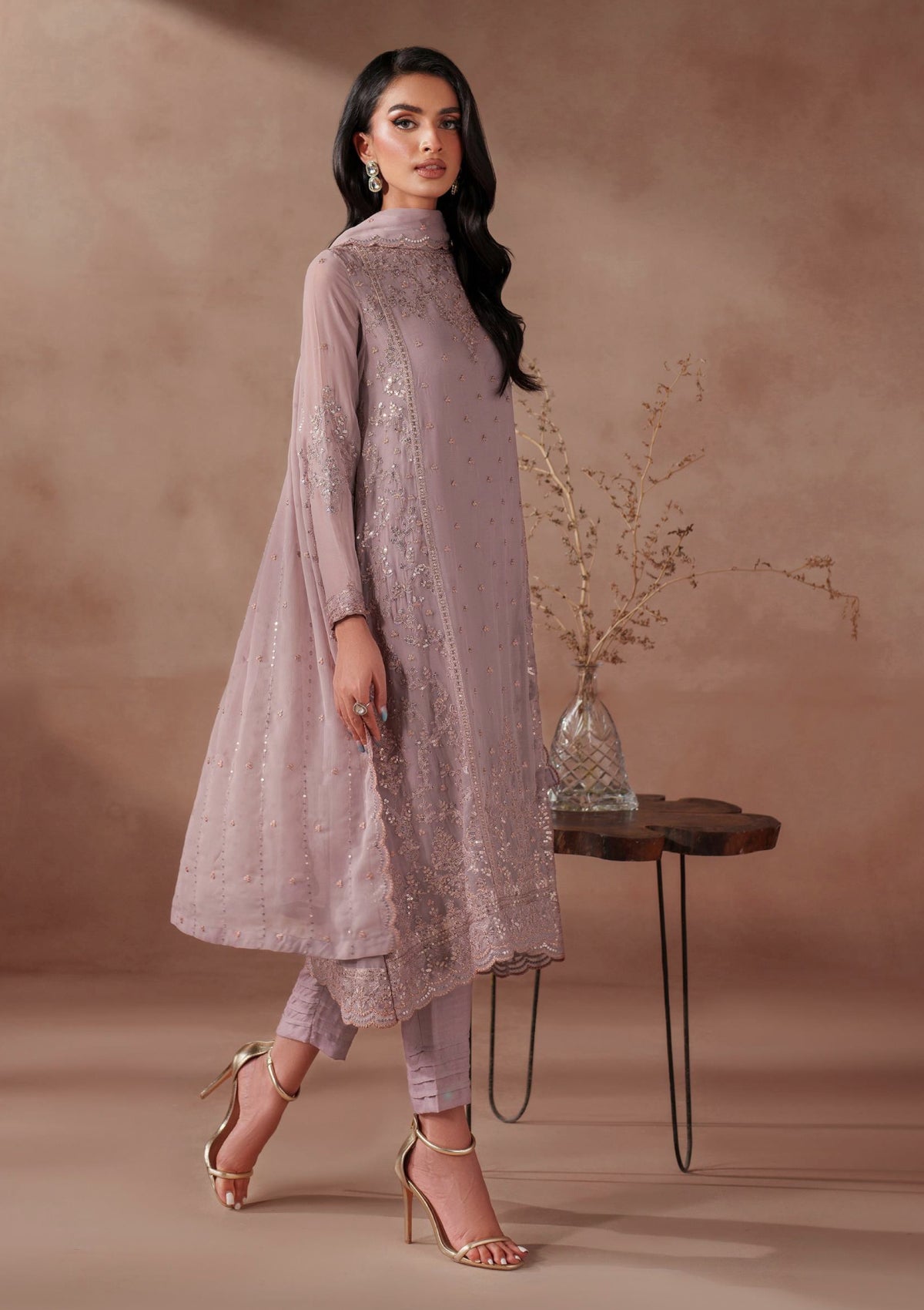 Formals - Zarif - Mahrosh - Unstitched 25 - MUF#04 - Saheer