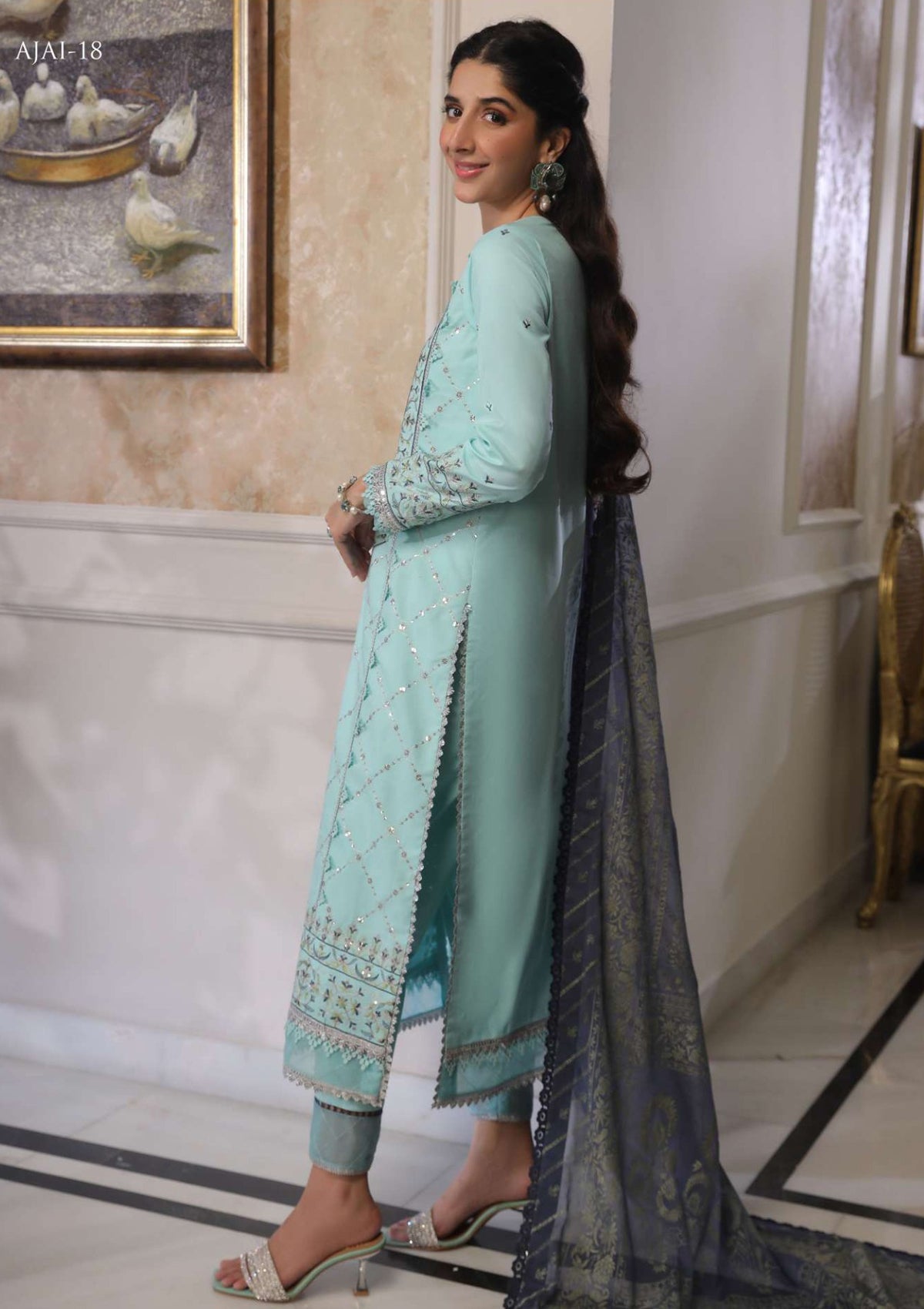 Lawn Collection - Asim Jofa - Aira - AJAI#18