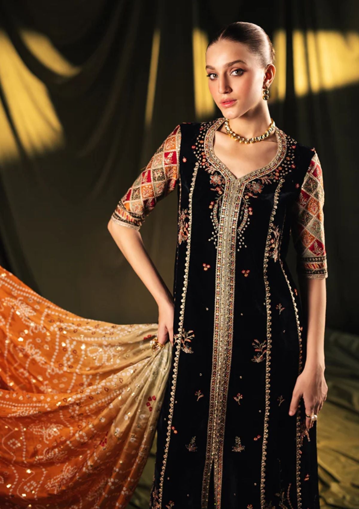 Winter Collection - Qalamkar - Velvet Edit - QV24#06 - ZOLA