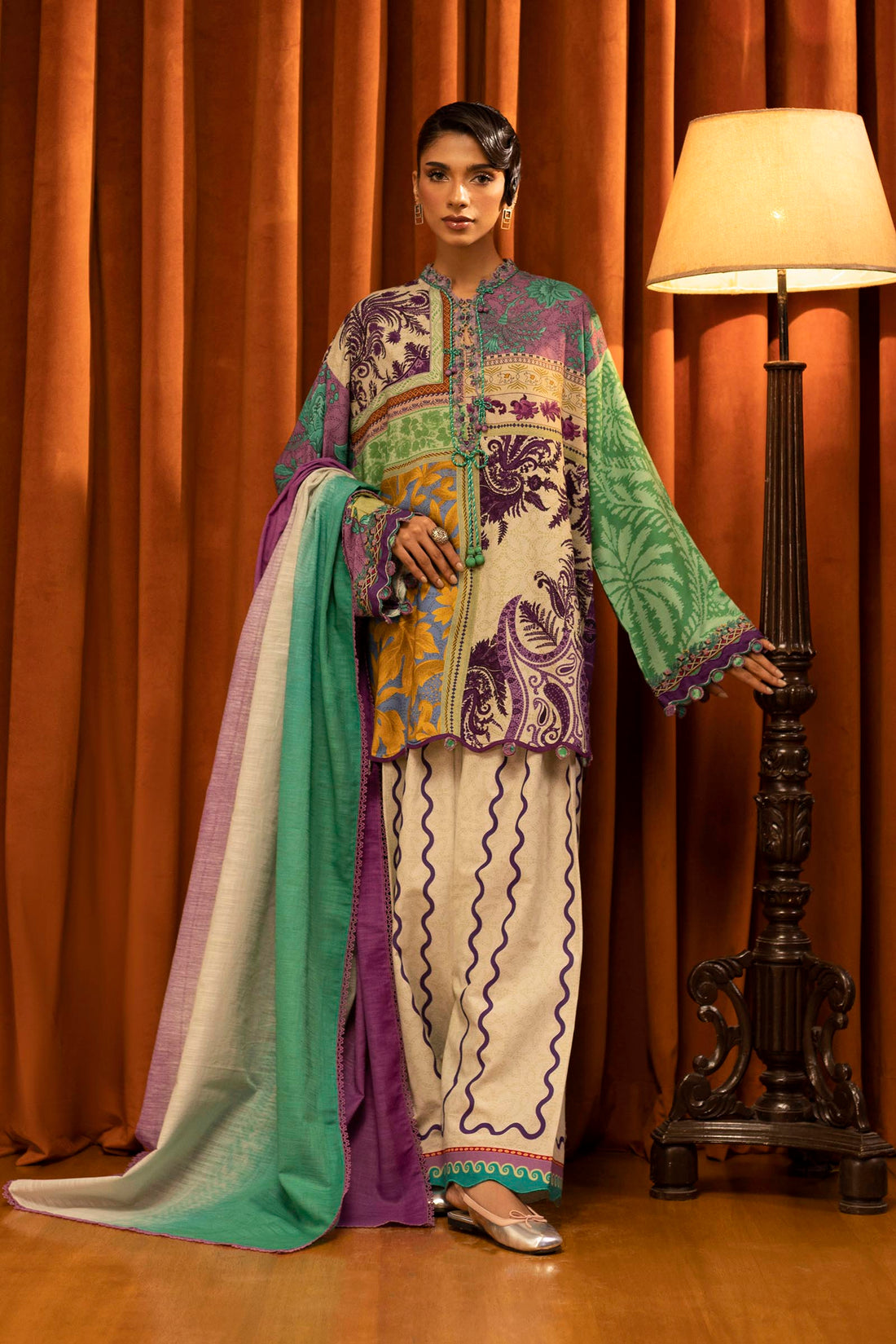 Sana Safinaz | Muzlin Winter 25 | 018B - Official Sana Safinaz stockist in UK - Sakeena London