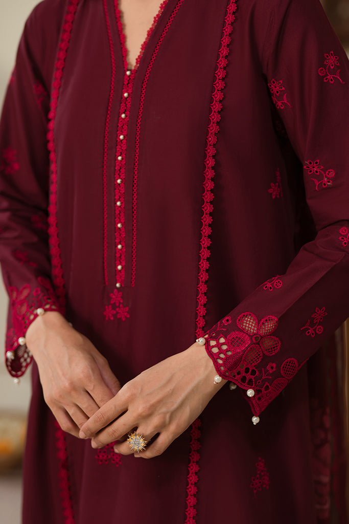 Cross Stitch | Chikankari Lawn 24 | RUBY ROSE - Official Cross Stitch stockist in UK - Sakeena London