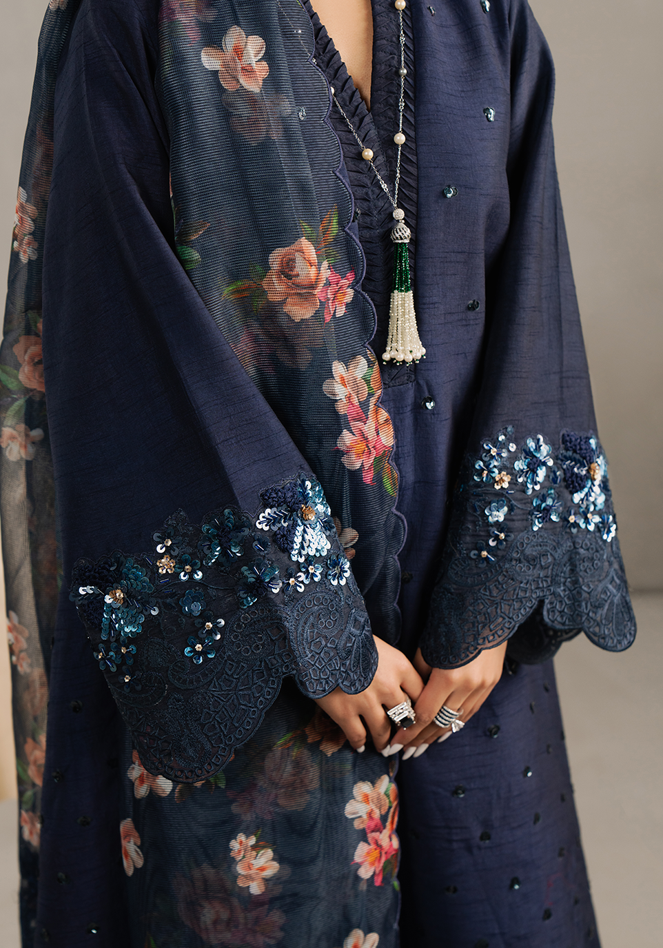 Zarqash | Silk Edit | ZQS 001 AMAYA - Official Zarqash stockist in UK - Sakeena London