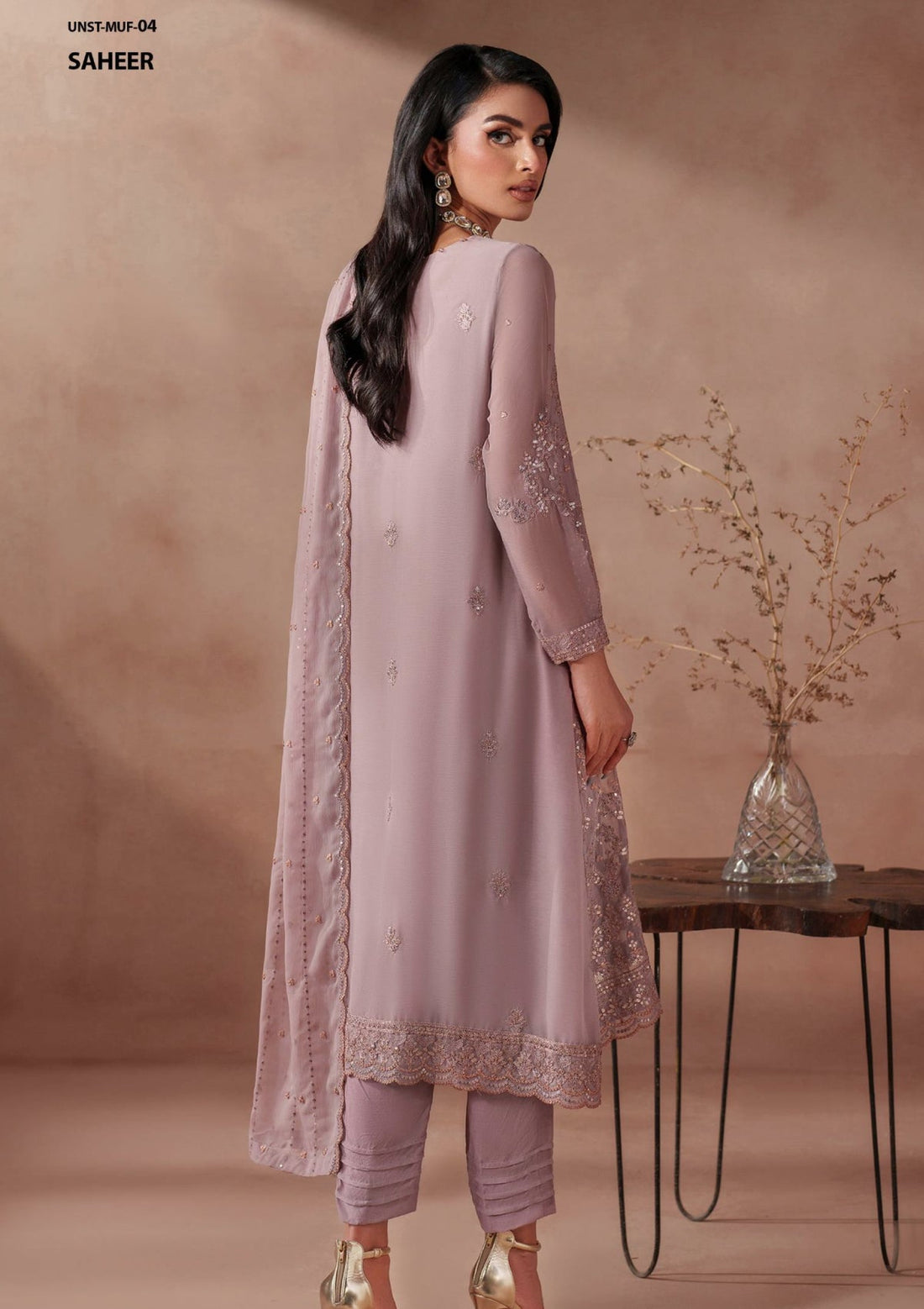 Formals - Zarif - Mahrosh - Unstitched 25 - MUF#04 - Saheer