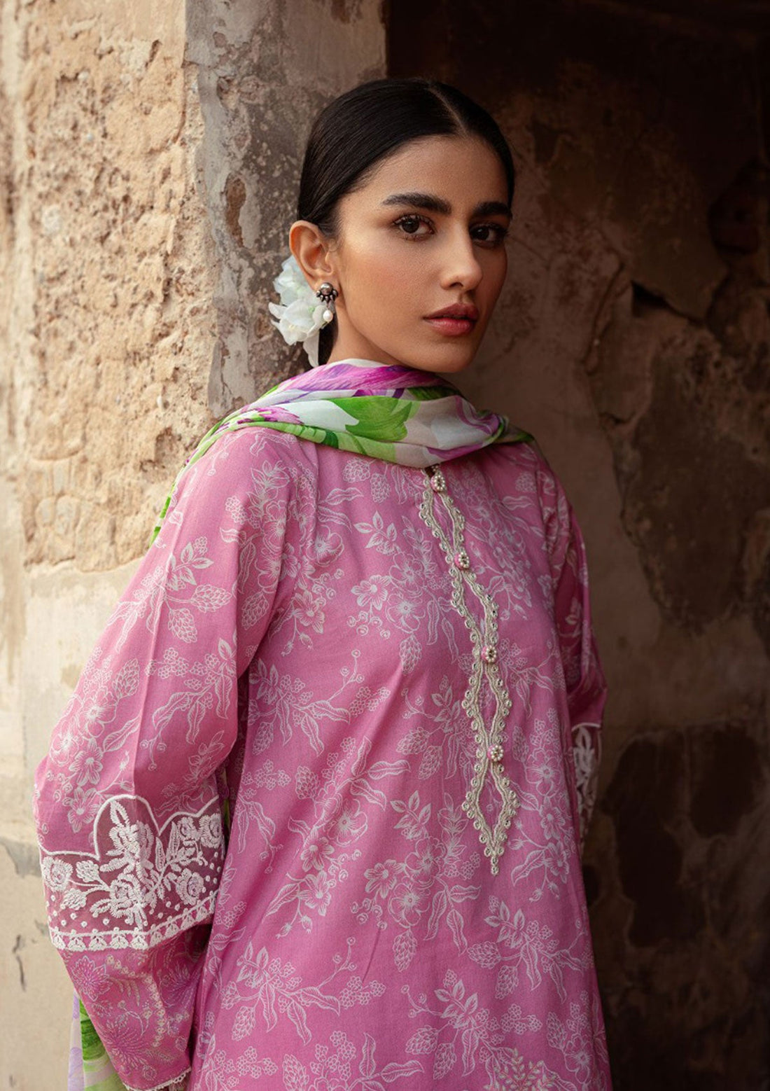 Lawn Collection - Cross Stitch - Premium - CSP24#20 - CORAL FLORAT