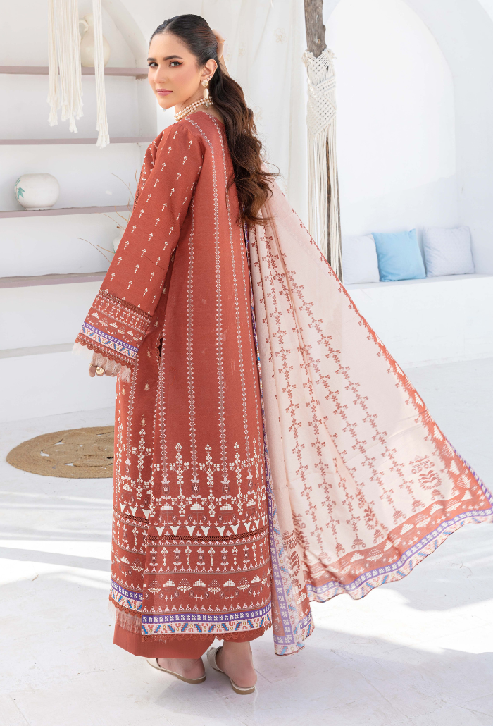 Humdum | Saira Bano Lawn 24 | D03 - Official HumDum stockist in UK - Sakeena London