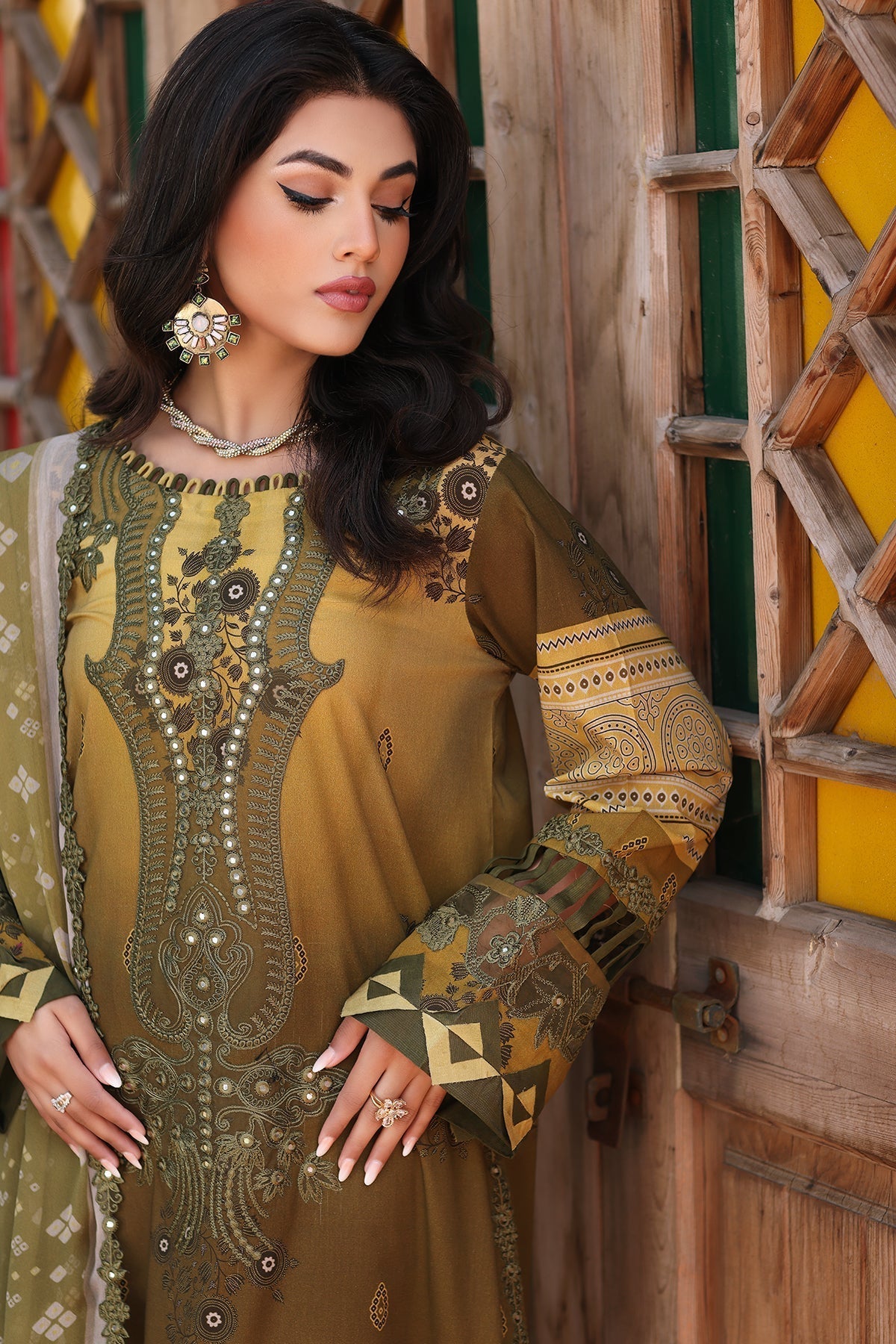 Charizma | Lawn Collection 24 | AG4-02 - Official Charizma stockist in UK - Sakeena London