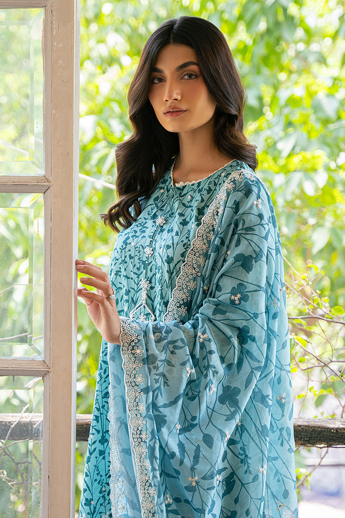 Cross Stitch | Mahiri Embroidered Lawn 24 | MINTY MEADOW - Official Cross Stitch stockist in UK - Sakeena London