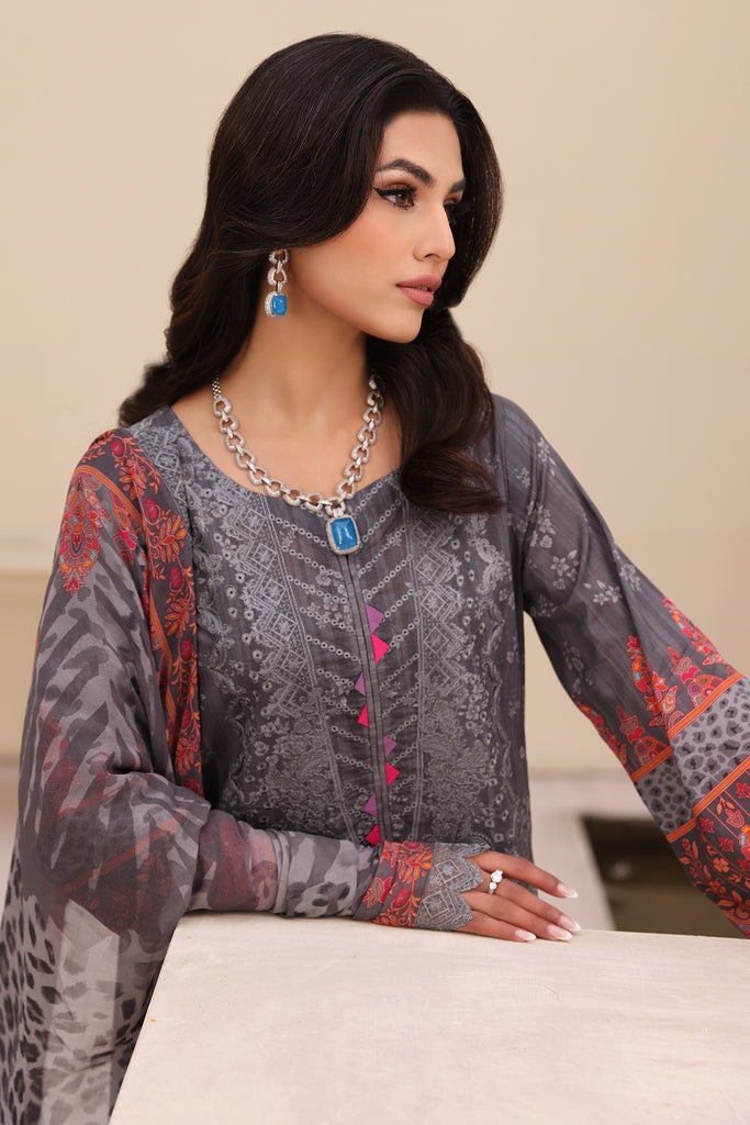Charizma | Naranji Embroidered Lawn 24 | CN4-006 - Official Charizma stockist in UK - Sakeena London