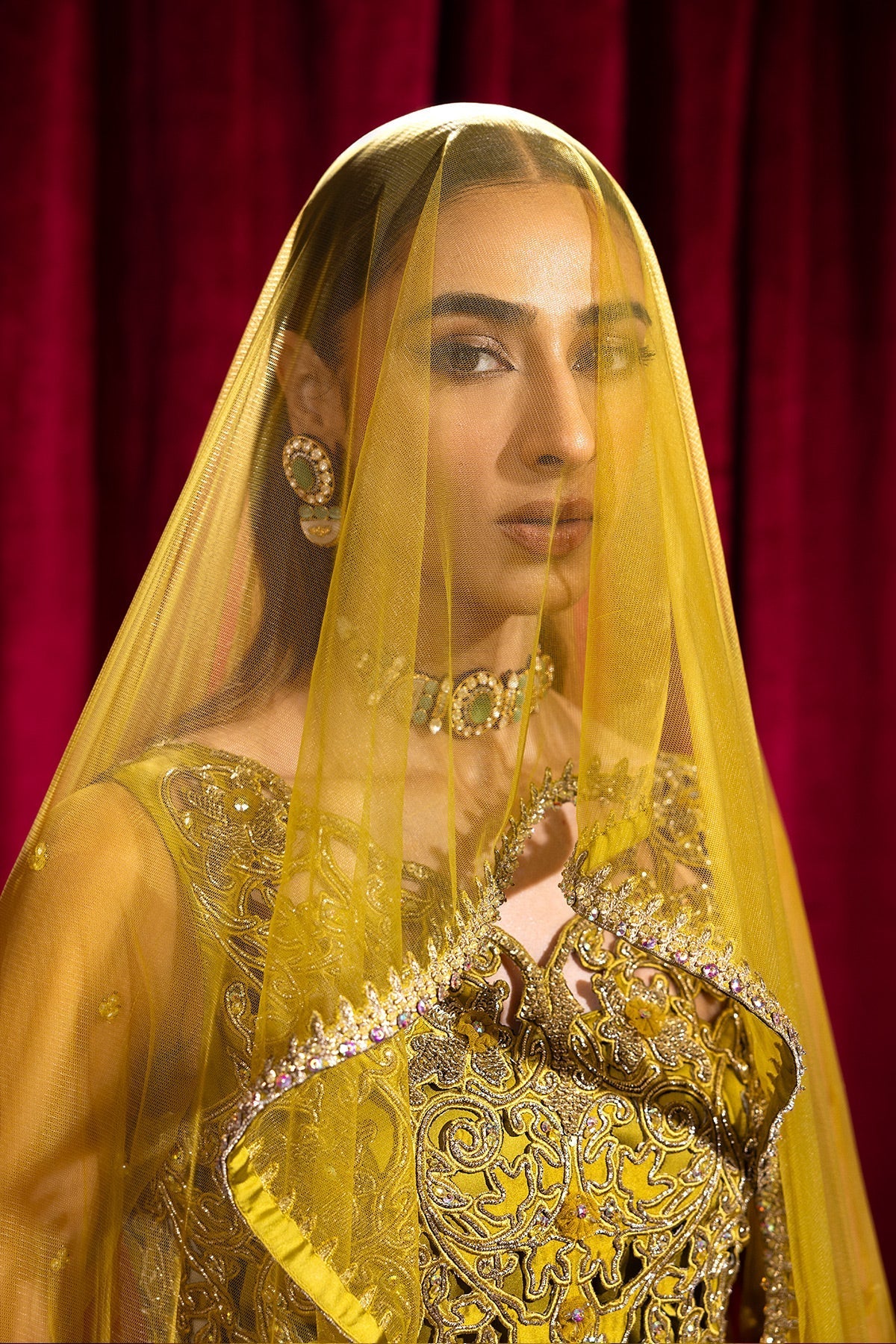 Mina Kashif | Luxury Pret | Saffron - Official Mina Kashif stockist in UK - Sakeena London