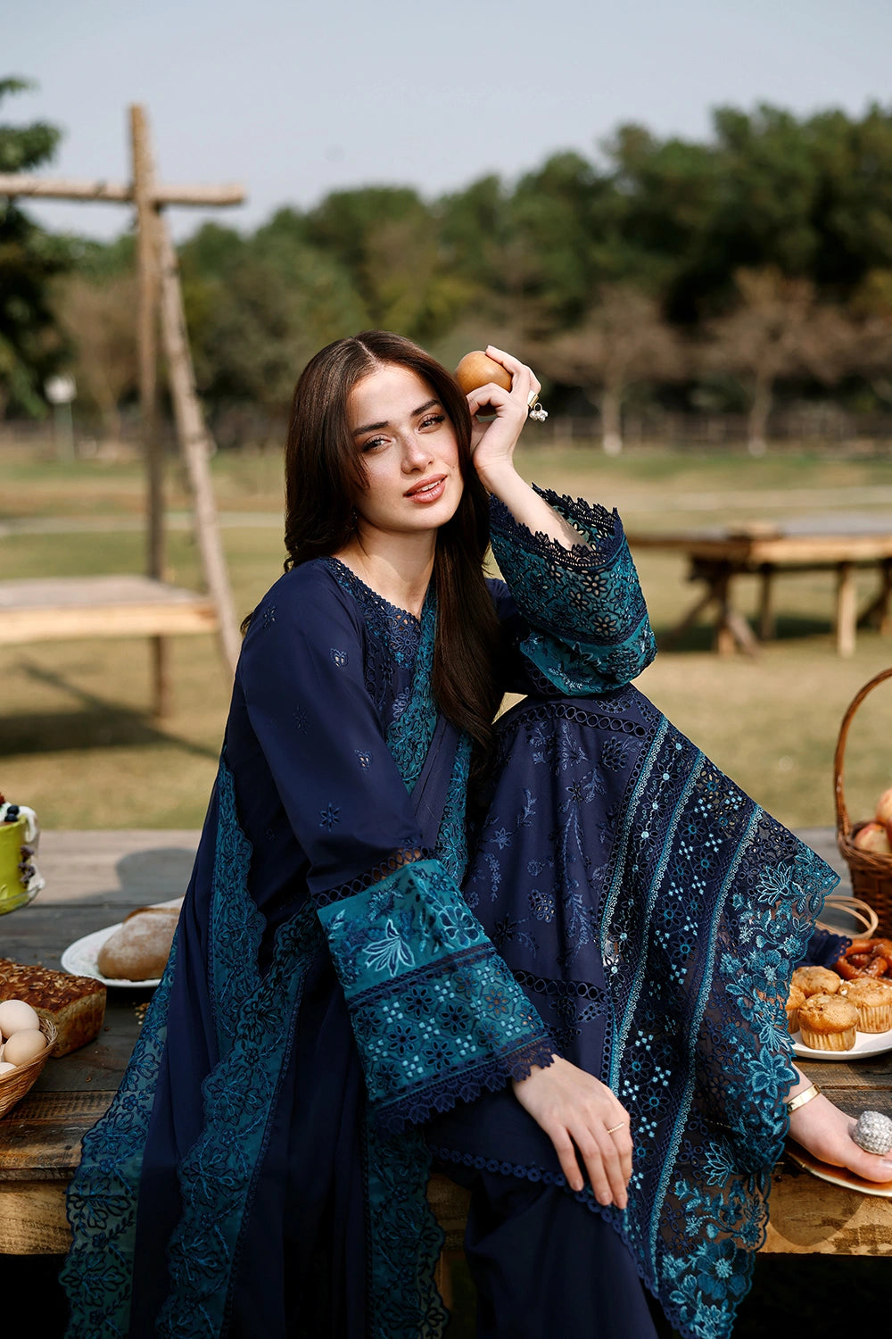 Azure | Luxury Lawn 26 | Blueberry