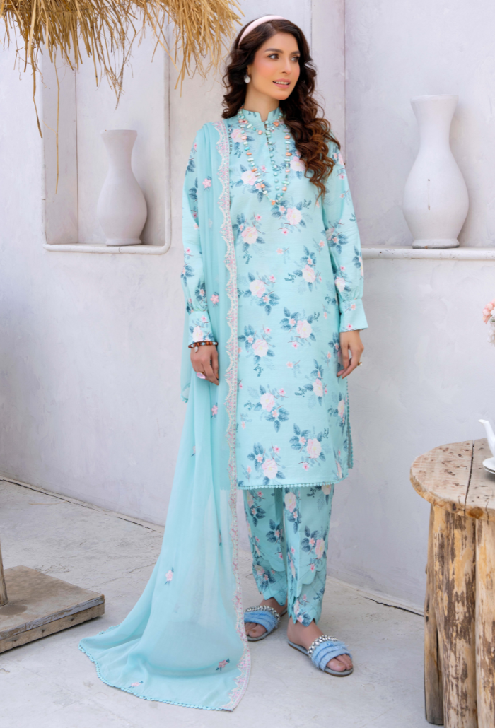 Humdum | Gardenia Lawn 24 | PLG 3 - D04 - Official HumDum stockist in UK - Sakeena London