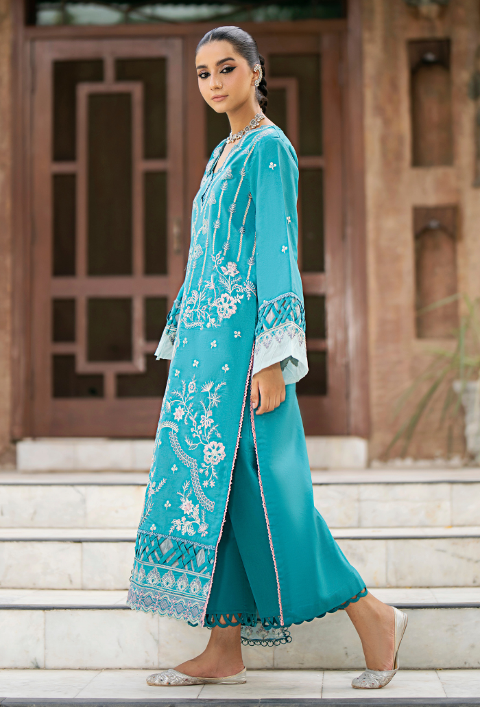Humdum | Selin Lawn 25 | Selin - D01 - Official Humdum stockist in UK - Sakeena London