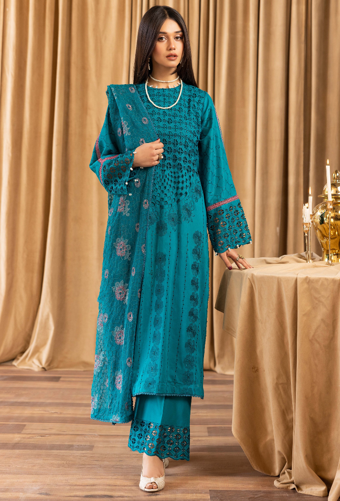 Humdum | Elegant Chikankari 25 | D04 - Official Humdum stockist in UK - Sakeena London